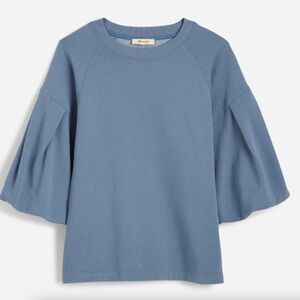 Madewell Puff Sleeve Sweater Shirt